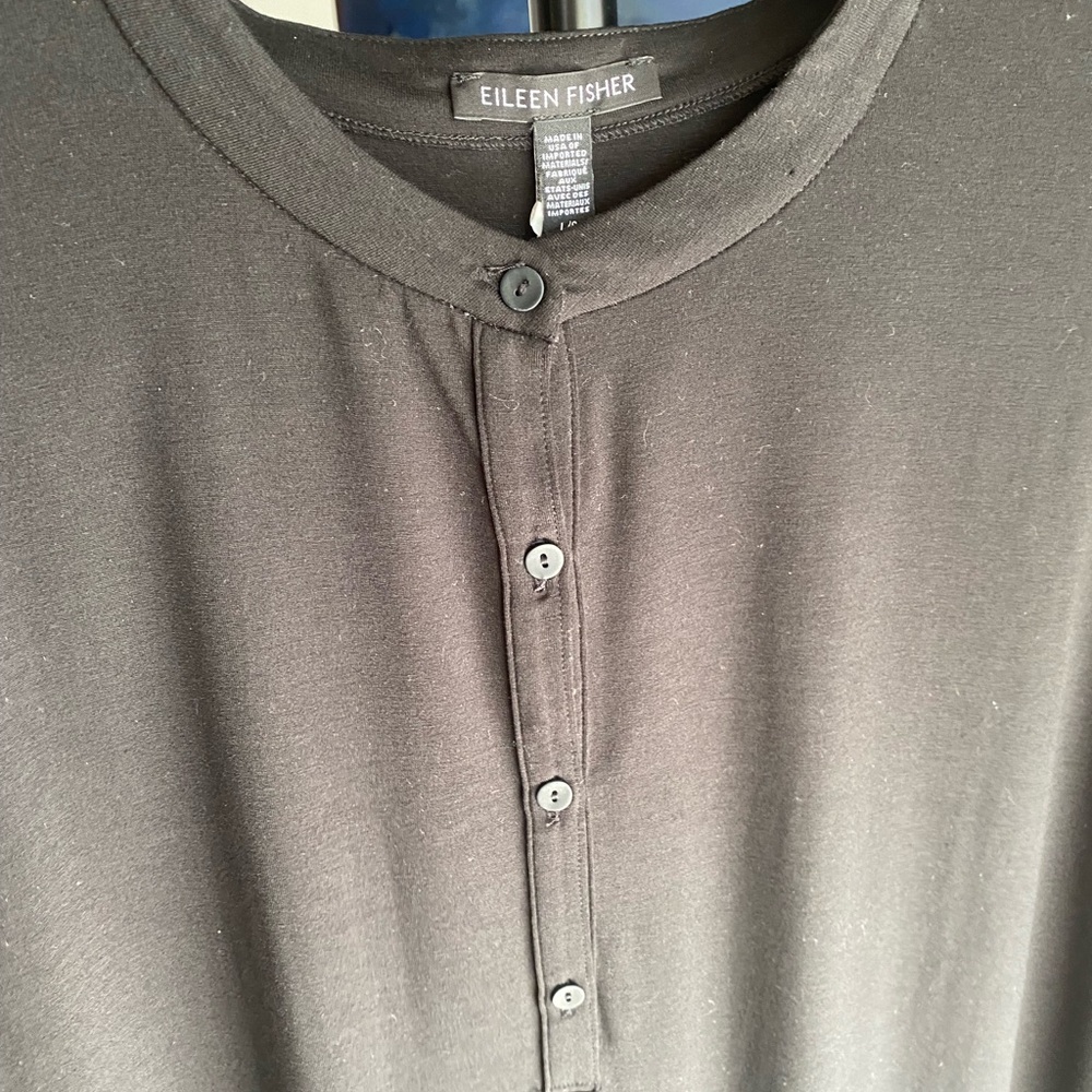 Eileen Fisher Black Dress - Picture 5 of 7